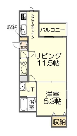 UnWind（アンウィンドウ）211の物件間取画像